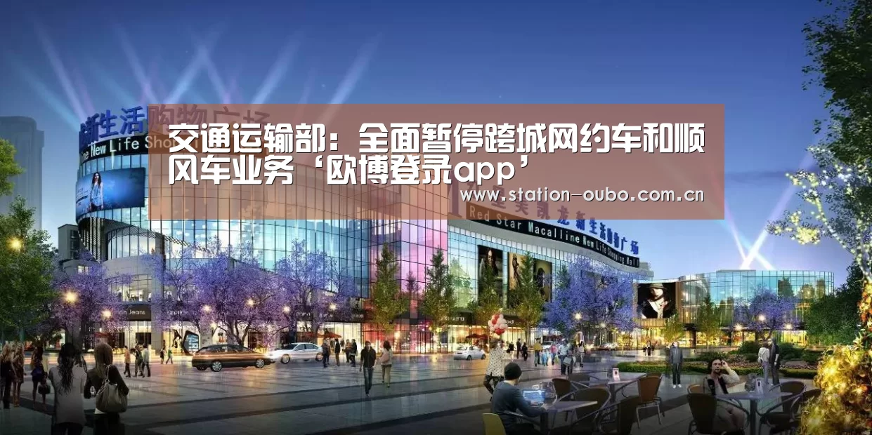 交通运输部:全面暂停跨城网约车和顺风车业务‘欧博登录app’(图4) 欧博